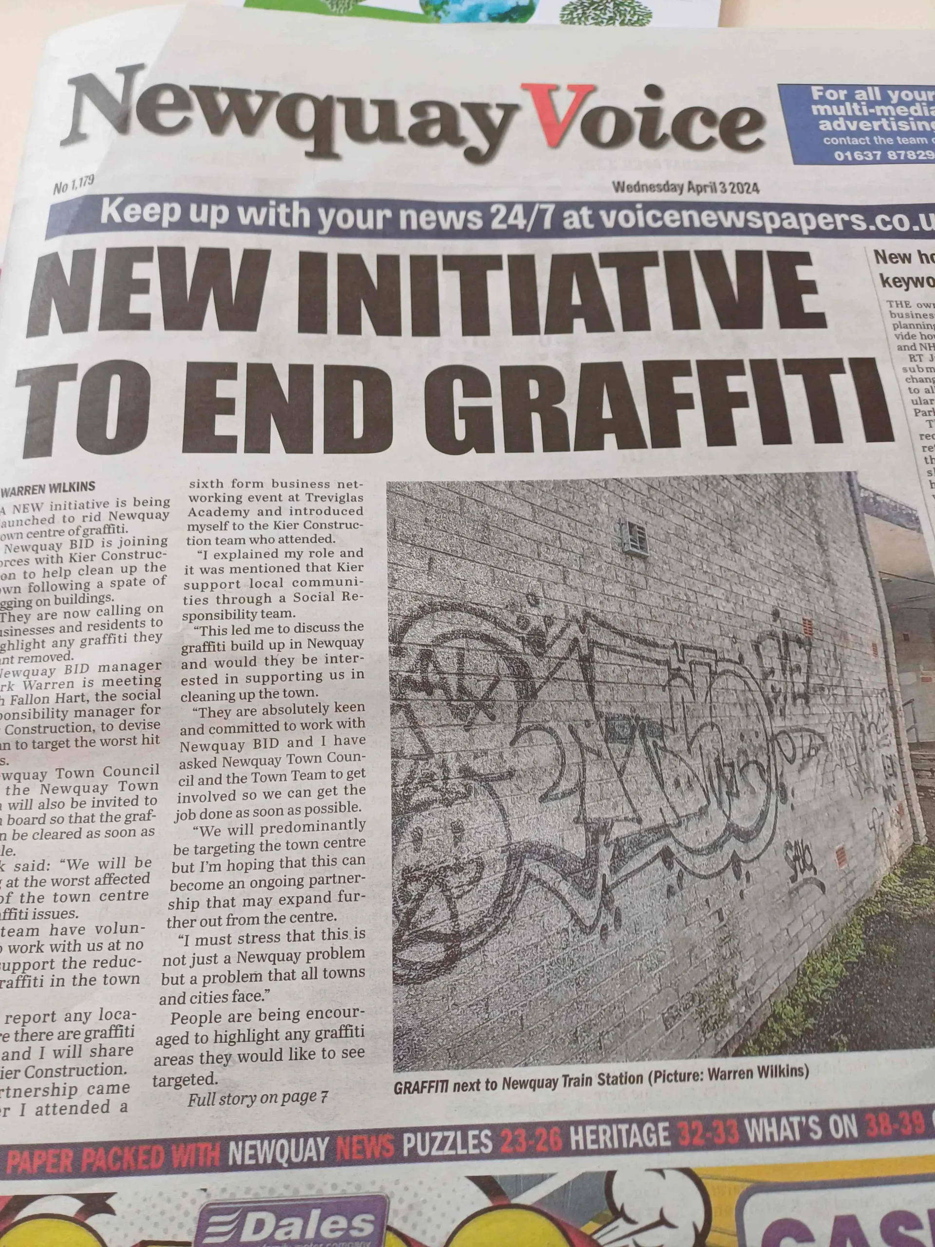 “New Initiative To End Graffiti”