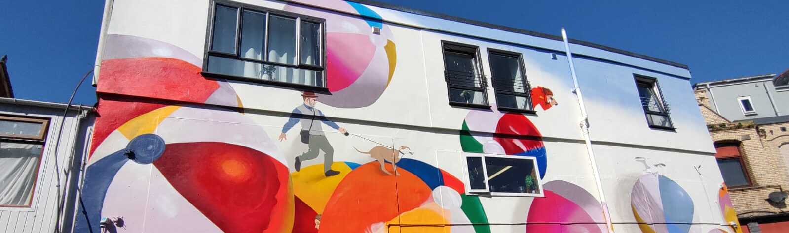 Colourful New Mural Has Bounced Into Newquay!